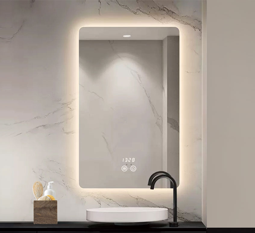 ROUNDED ARC CORNER MIRROR 